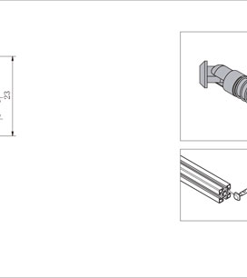 鋁型材斜角連接件2 鋁型材斜角連接件2