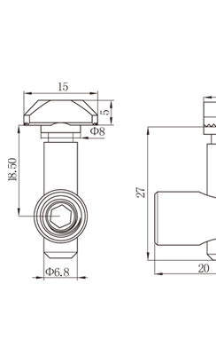 鋁型材內置內連接件技術參數