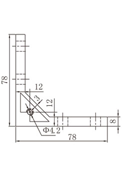 80*規格鋁型材強力角碼物理參數1